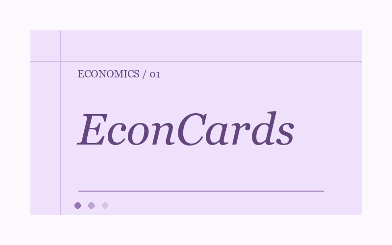Editorial illustration for EconCards